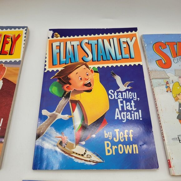 Flat Stanley by Jeff Brown Lot of 9 Chapter Books for Advancing Readers - CB019 - Picture 3 of 10